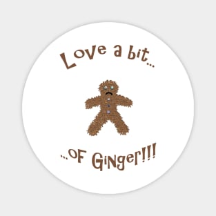 Gingerbread Man made from Gingerbread Men & Women Magnet